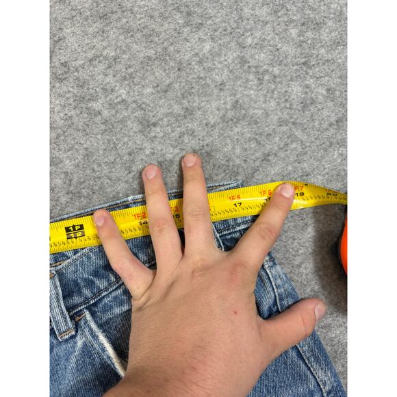 VINTAGE 80s Levis For Men Jeans 35x29 Blue Denim Relaxed Fit Orange Tab 90s USA - Picture 3 of 7